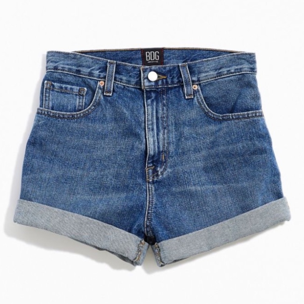 Urban Outfitters BDG High-Rise Denim Mom Shorts